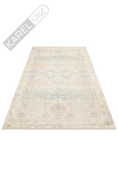 GRACE GRC 04 SKY Pastel Tonlara Sahip Vintage Desenli Şık Halı