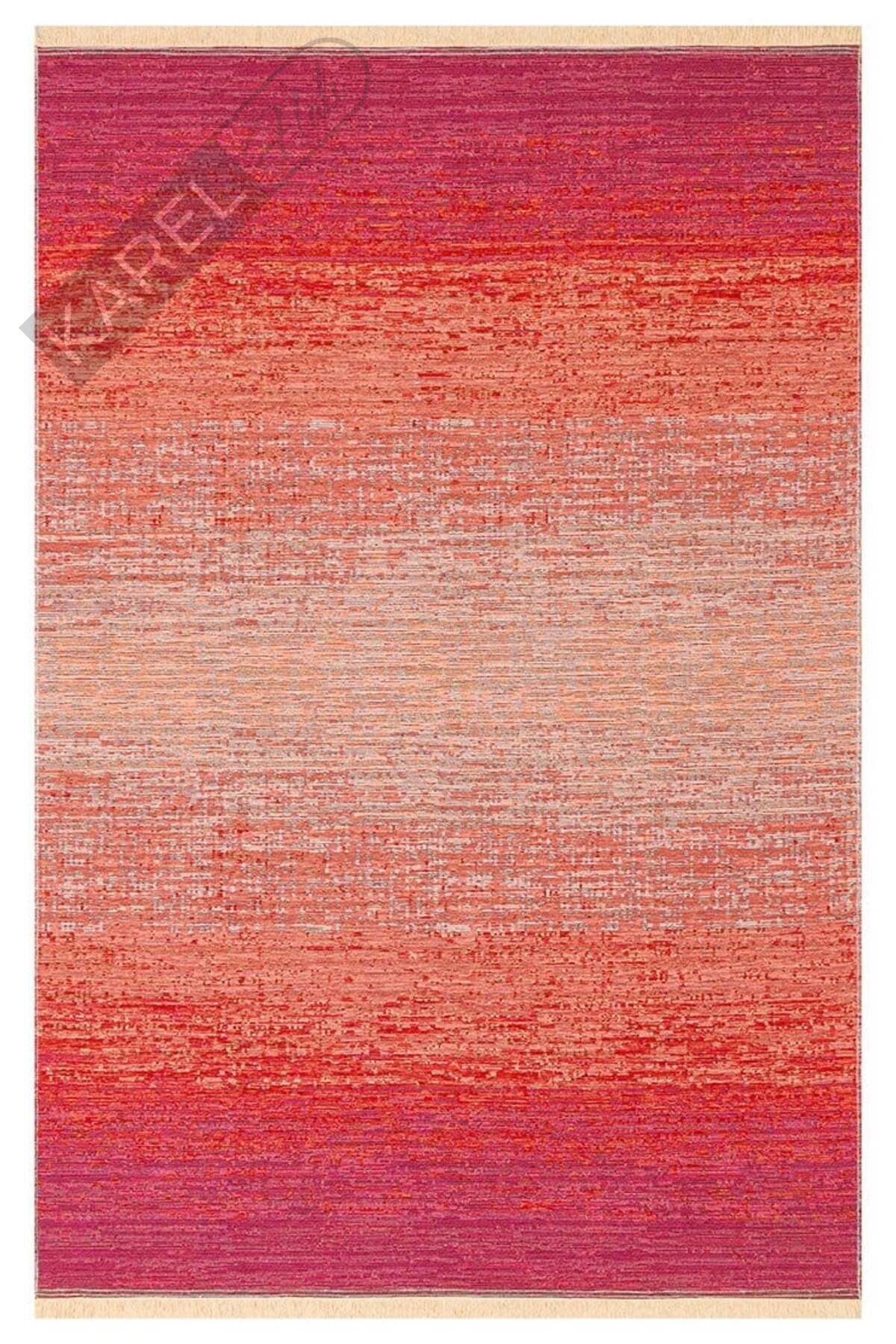 KUTNU KILIM KTN 01 TERRA PINK Modern Ombre Renk Geçişli Yıkanabilir Çift Taraflı Kilim