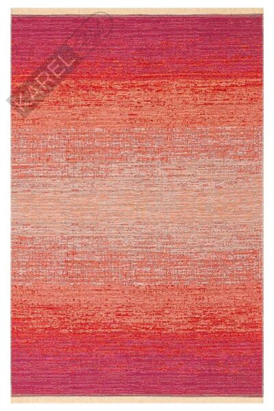 KUTNU KILIM KTN 01 TERRA PINK Modern Ombre Renk Geçişli Yıkanabilir Çift Taraflı Kilim