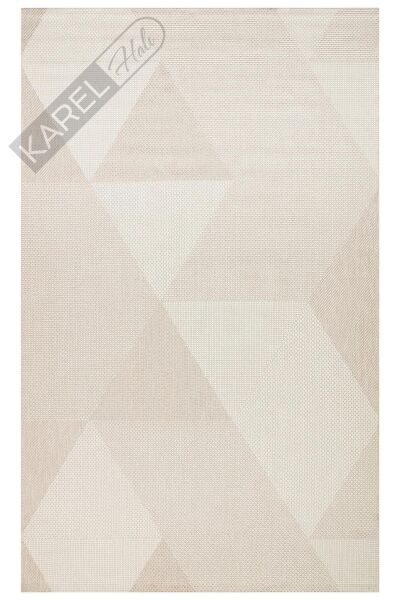 MONO MNO 03 BEIGE  Hav Toz Vermez Kaymaz Tabanlı Şık Kilim