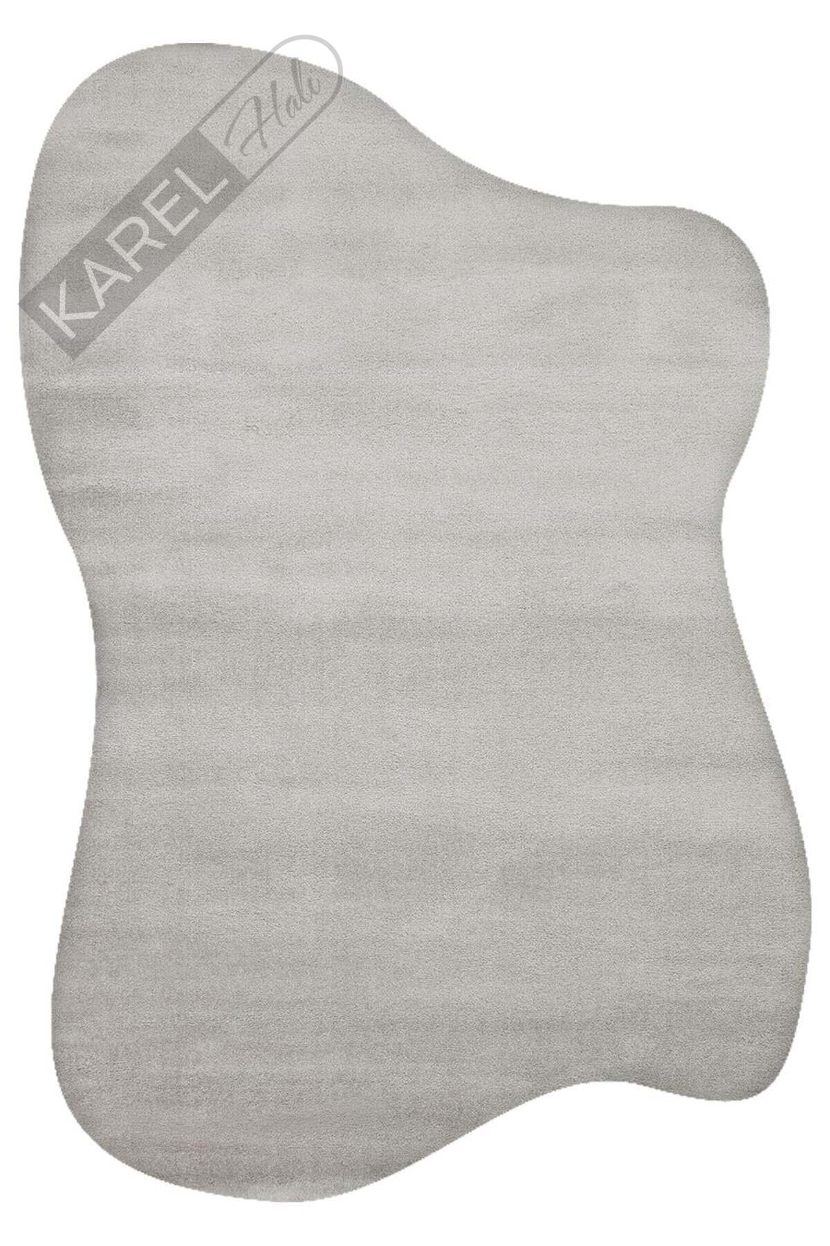 ZEN AMORF 01 GREY Hav Toz Vermez Yumuşak Tuşeli Zarif Makine Halısı