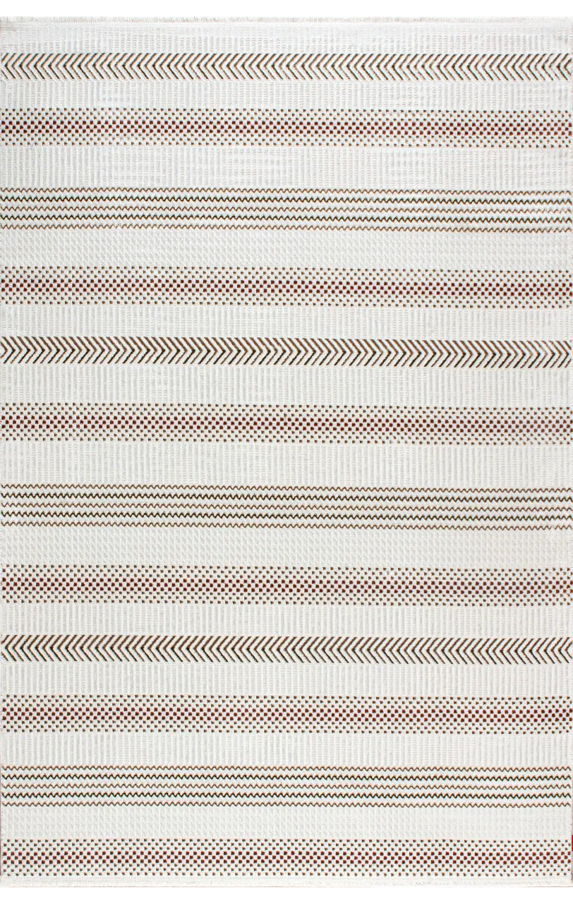 Artemis Halı Cozy - 03054A - Terra Kemik Polyester Halı