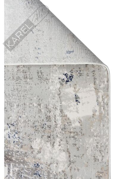 PADONA PDN 06 GREY NAVY  Extra Yumuşak Dokulu Sık Dokuma Modern Desenlere Sahip Şık Salon Halısı