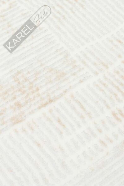 SATEEN ST 23 CREAM XW Hav Toz Vermez Yıkanabilir Kaymaz İnce Dokuma Modern Halı