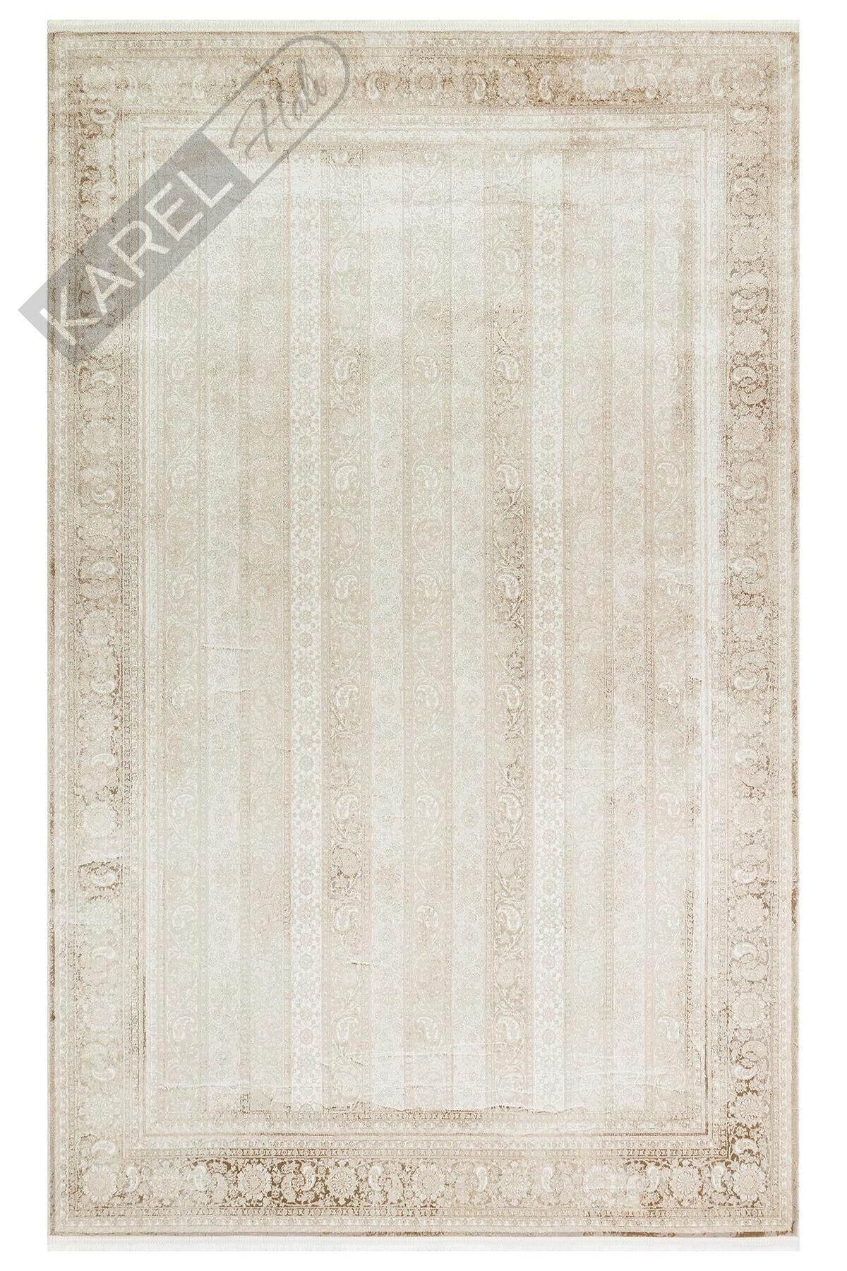 PADONA PDN 01 BEIGE Extra Yumuşak Dokulu Sık Dokuma Modern Desenlere Sahip Şık Salon Halısı