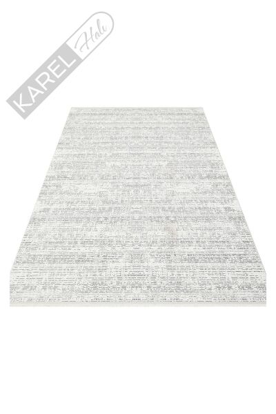 SATEEN ST 101 L.GREY XW Hav Toz Vermez Yıkanabilir Kaymaz İnce Dokuma Modern Halı