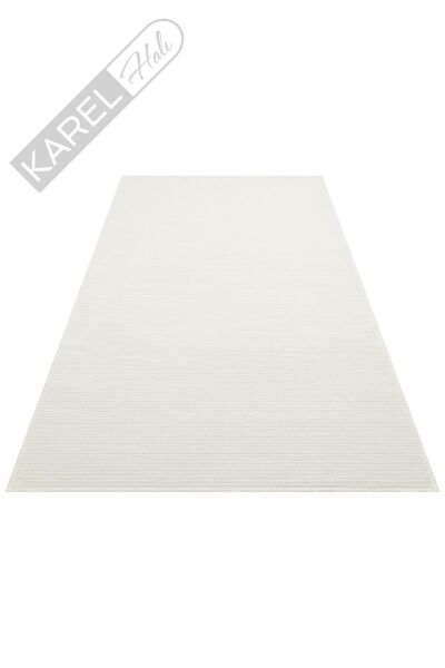 BALI JUTE BLJ 02 WHITE Jüt Dokulu Hav Toz Vermeyen Modern Halı