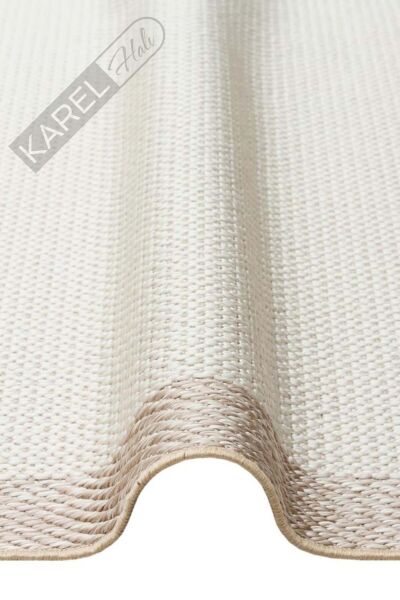 MONO MNO 04 BEIGE Hav Toz Vermez Kaymaz Tabanlı İnce Halı