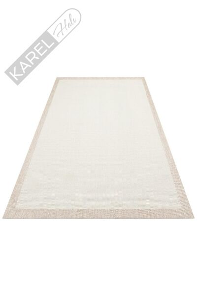 MONO MNO 04 BEIGE Hav Toz Vermez Kaymaz Tabanlı İnce Halı