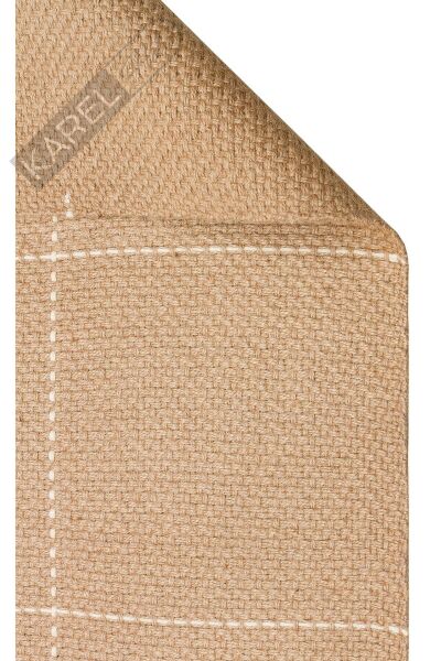 DELHİ DLH 01 WHITE  Jüt ve Pamuk ile Üretilen Çift Taraflı Modern Kilim