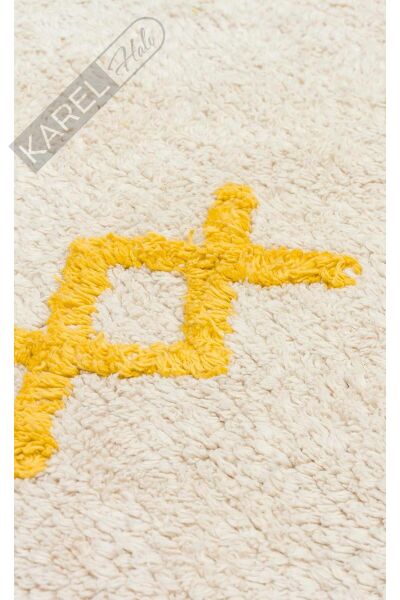 COTTON BOON XXW CBN 12 MULTY XXW Yıkanabilir Kaymaz Tabanlı Naturel Pamuk Bebek Halısı