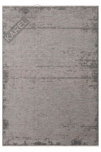 LIZA KILIM XW LIZ 05 GREY XW Hav Toz Vermez Kaymaz Tabanlı Yıkanabilir Düz Renk Kilim
