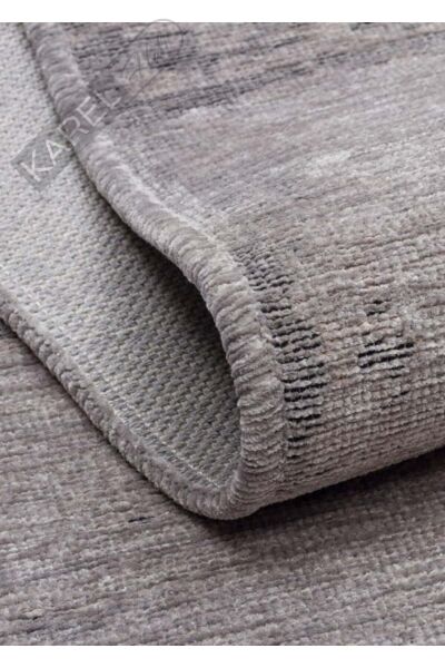 LIZA KILIM XW LIZ 05 GREY XW Hav Toz Vermez Kaymaz Tabanlı Yıkanabilir Düz Renk Kilim