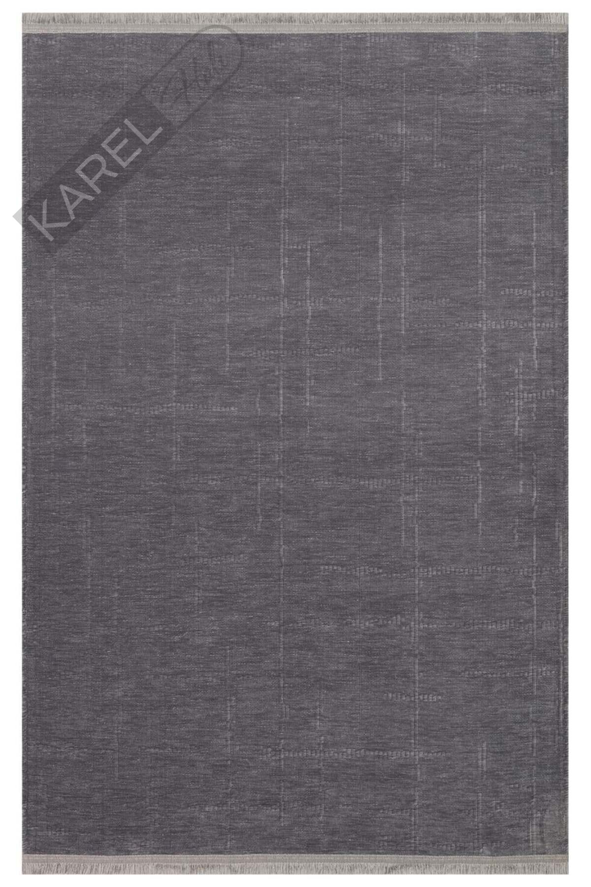 LIZA KILIM LIZ 02 ANTRASIT Hav Toz Vermez Kaymaz Tabanlı Yıkanabilir Düz Renk Kilim