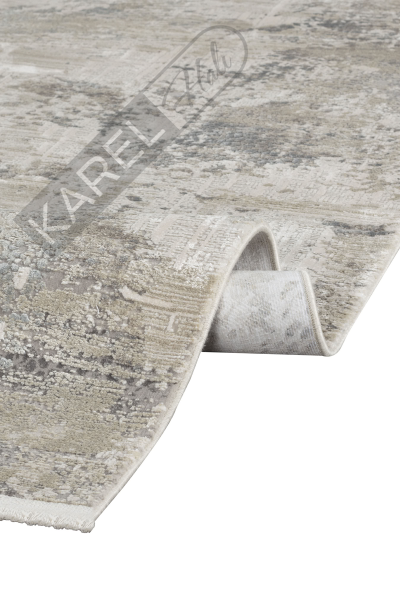 Apex Halı Aura 2851 Gri Premium Viskon İpek Halı