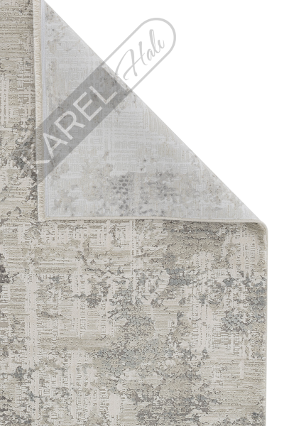 Apex Halı Aura 2851 Gri Premium Viskon İpek Halı