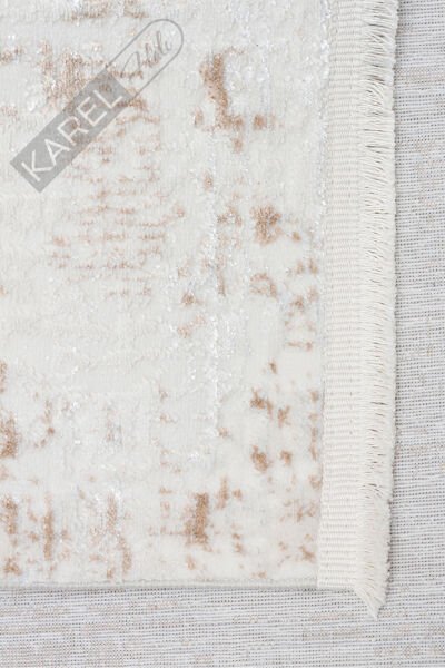 NORA NOR 02 BEIGE Hav Toz Vermez Yıkanabilir Kaymaz İnce Dokuma Modern Halı