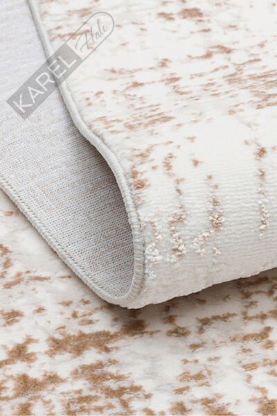 NORA NOR 02 BEIGE Hav Toz Vermez Yıkanabilir Kaymaz İnce Dokuma Modern Halı