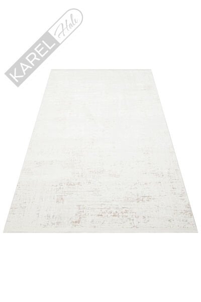 NORA NOR 02 BEIGE Hav Toz Vermez Yıkanabilir Kaymaz İnce Dokuma Modern Halı