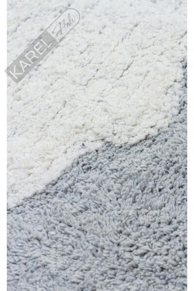 COTTON BOON XXW CBN 14 MULTY XXW  Yıkanabilir Kaymaz Tabanlı Naturel Pamuk Bebek Halısı
