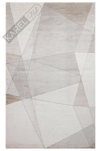 MERANO MRN 07 CREAM GOLD Geometrik Desenli Yüksek Kalite Sık Dokuma Salon Halısı