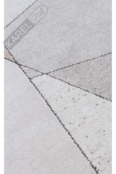 MERANO MRN 07 CREAM GOLD Geometrik Desenli Yüksek Kalite Sık Dokuma Salon Halısı