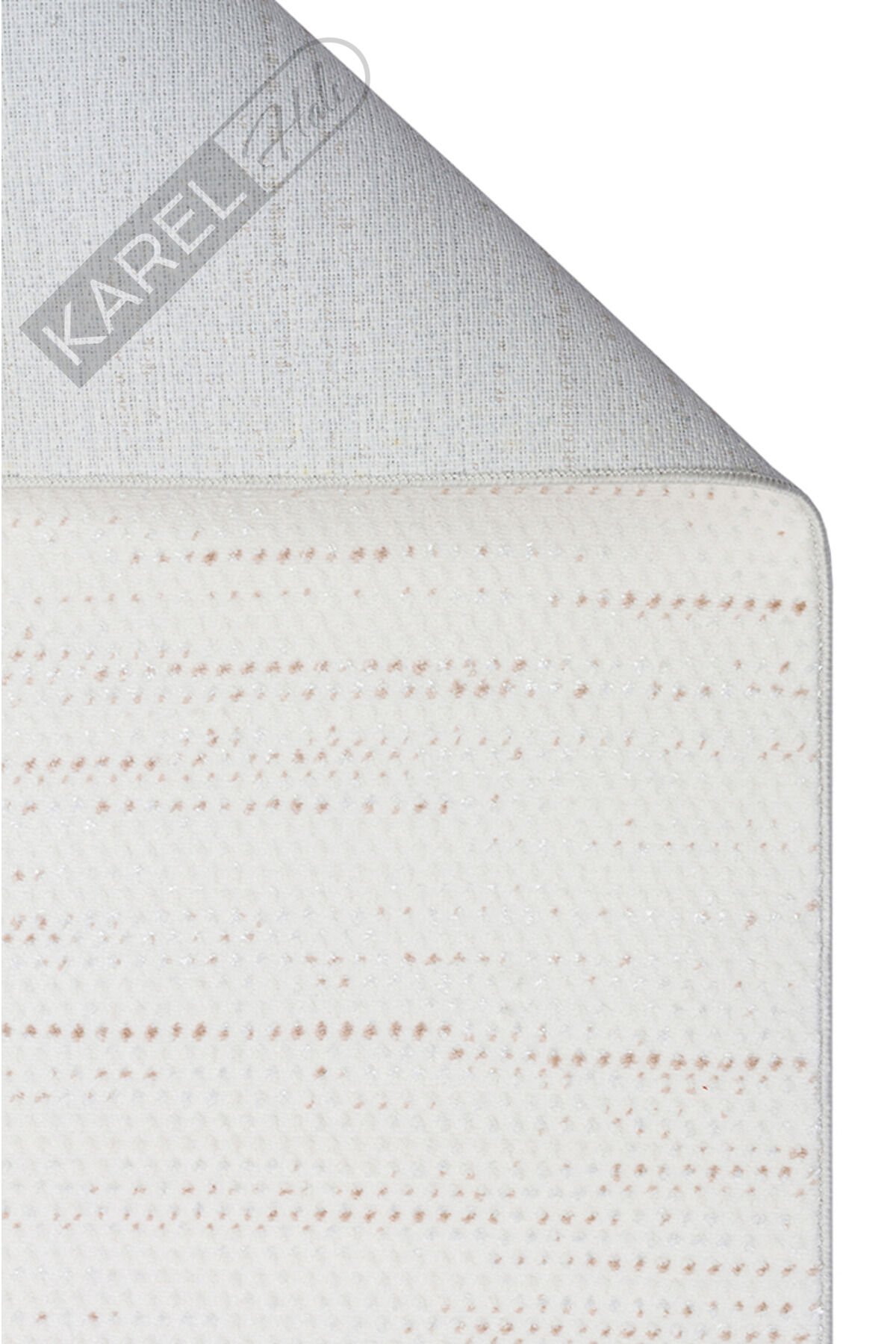 NORA NOR 01 BEIGE Hav Toz Vermez Yıkanabilir Kaymaz İnce Dokuma Modern Halı