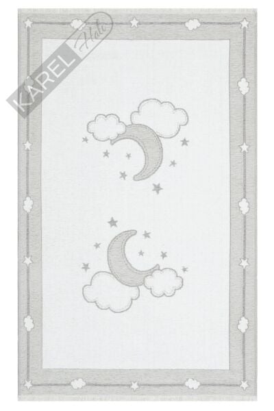 Noa Baby Nb01 Grey Çift Taraflı Ve Çamaşır Makinesinde Yıkanabilir Çocuk Ve Bebek Halısı