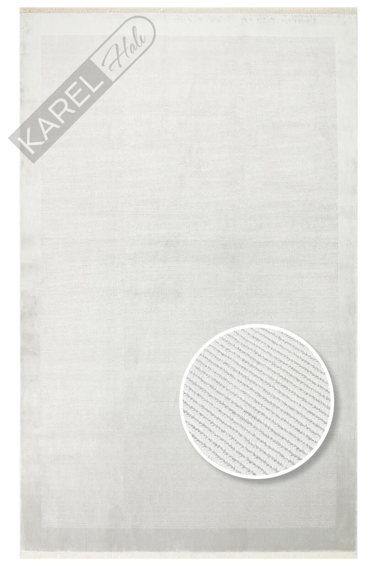 NAPOLI NAP 01 GREY Sade Desenli Modern Sık Dokuma Makine Halısı