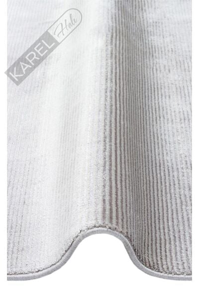 NAPOLI NAP 01 GREY Sade Desenli Modern Sık Dokuma Makine Halısı