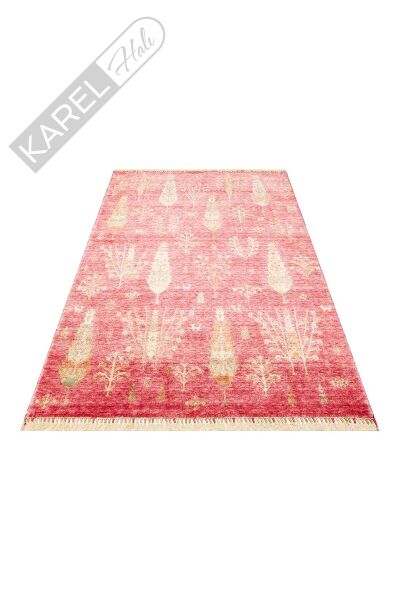 Zara Zr 08 Red Autumn Otantik Desenli El Emeği Ile Özel Tezgahlarda Üretilen Modern Uşak Halısı