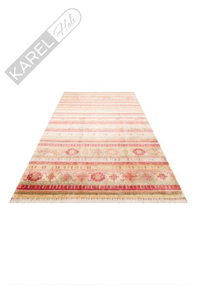 Zara Zr 12 Red Autumn Otantik Desenli El Emeği Ile Özel Tezgahlarda Üretilen Modern Uşak Halısı