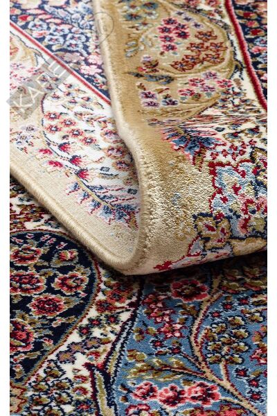 ISFAHAN ISF 02 CREAM Klasik Desenli Yüksek Kalite Sık Dokuma Makine Halısı