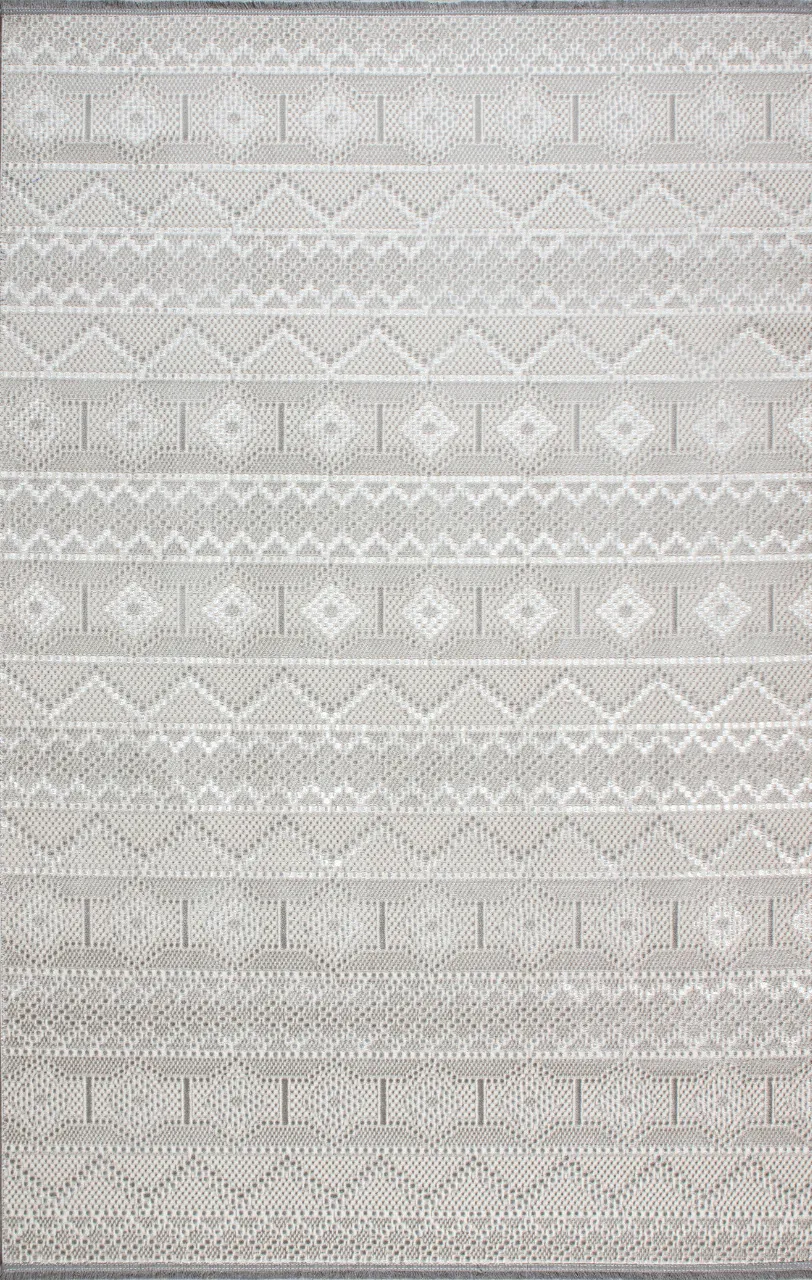 Artemis Halı Cozy - 03053G - Gri Krem Polyester Halı