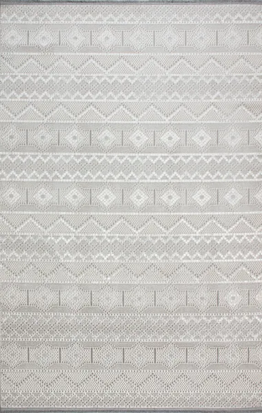 Artemis Halı Cozy - 03053G - Gri Krem Polyester Halı