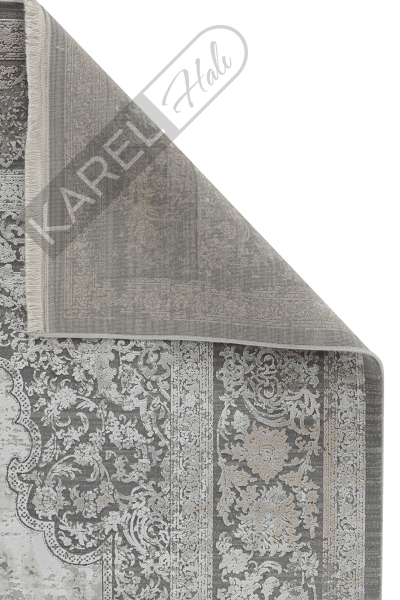 Apex Halı Aura 2891 Antrasit Premium Viskon İpek Halı