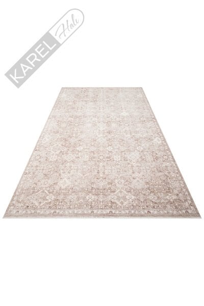 MAHAL MOOD MHL MOOD 07 BEIGE Klasik Desenli Yüksek Kalite Sık Dokuma Salon Halısı