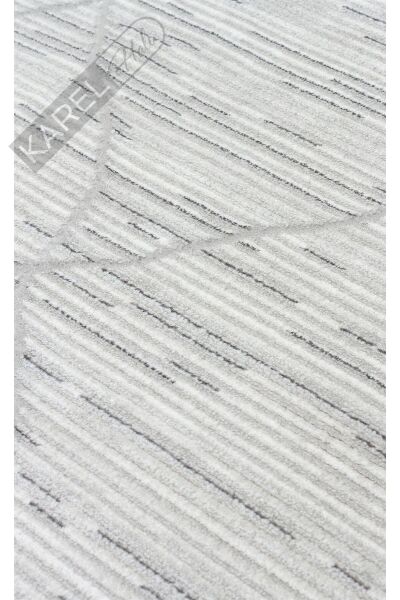 Sateen Lux St 908 Grey Hav Toz Vermez Modern Halı