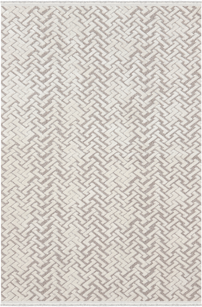 Woolen Halı Venis Koleksiyonu 8808 Bej Mikropolyester İskandinav Desen Dekoratif Halı