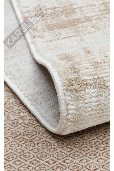 PADONA PDN 04 CREAM BEIGE Extra Yumuşak Dokulu Sık Dokuma Modern Desenlere Sahip Şık Salon Halısı