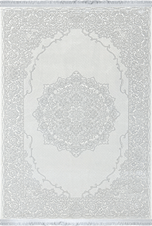 Woolen Halı Victoria Koleksiyonu 6011 Gri Premium Viskon Halı