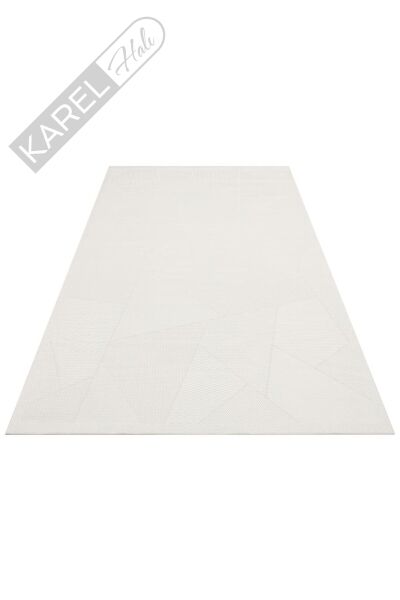 MONO LUX MNO LUX 01 VIZON Kaymaz Tabanlı Modern Desenlere Sahip İnce Halı