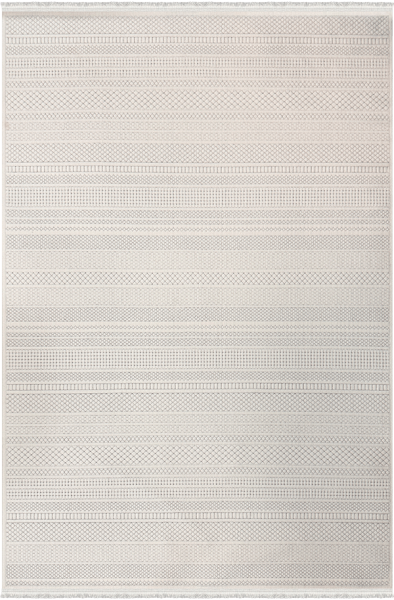 Woolen Halı Lavinia Koleksiyonu 8601 Krem Polyester İskandinav Desen Dekoratif Halı
