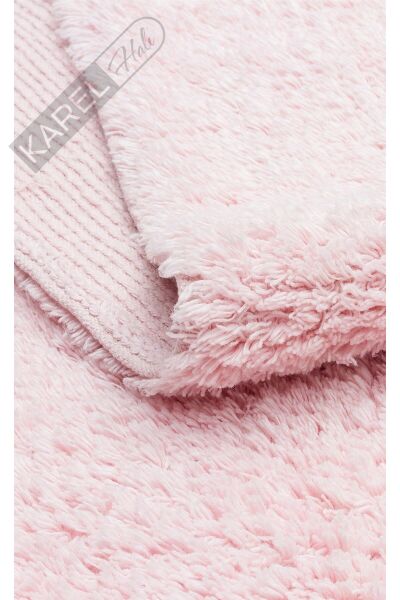 COTTON BOON CBN PLAIN POWDER Yıkanabilir Kaymaz Tabanlı Naturel Pamuk Bebek Halısı