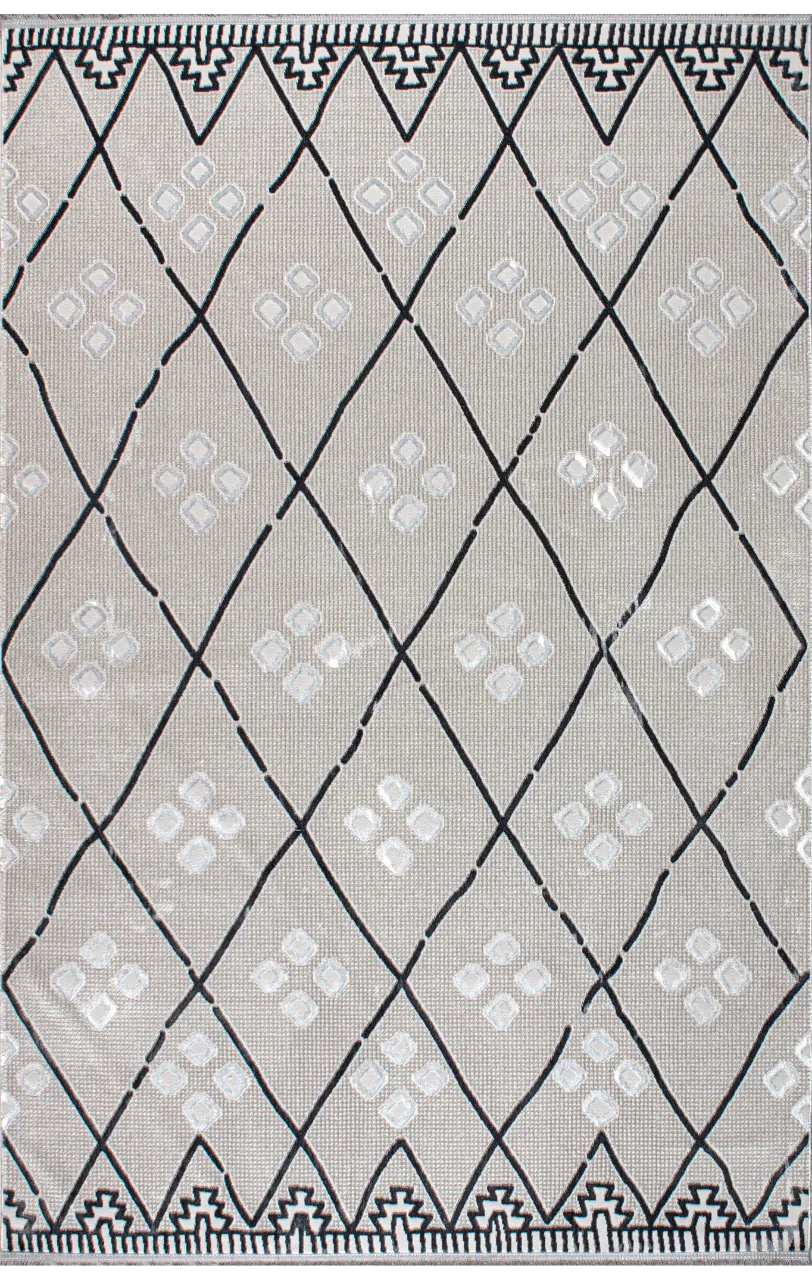 Artemis Halı Cozy - 03060C - Gri Polyester Halı