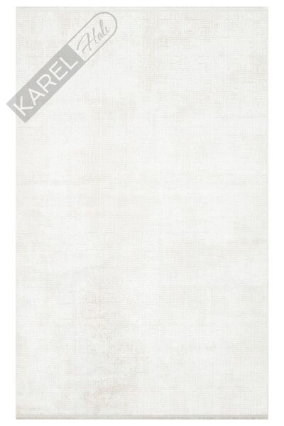 SATEEN ST 109 CREAM BEIGE Yıkanabilir Kaymaz Tabanlı Hav Vermez Sık Dokuma Modern Halı