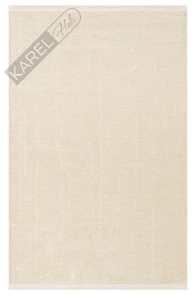 LIZA KILIM LIZ 02 BEIGE Hav Toz Vermez Kaymaz Tabanlı Yıkanabilir Düz Renk Kilim