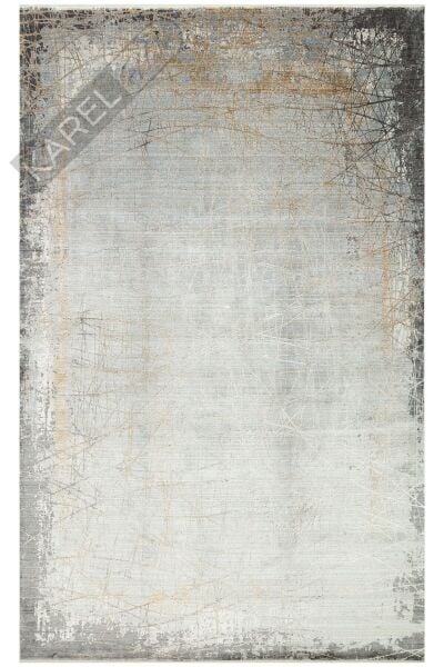 MAHAL MHL 09 GREY GOLD Modern Desenli Yüksek Kalite Sık Dokuma Salon Halısı