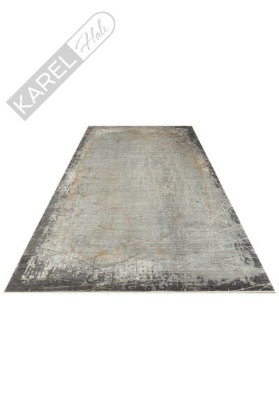 MAHAL MHL 09 GREY GOLD Modern Desenli Yüksek Kalite Sık Dokuma Salon Halısı