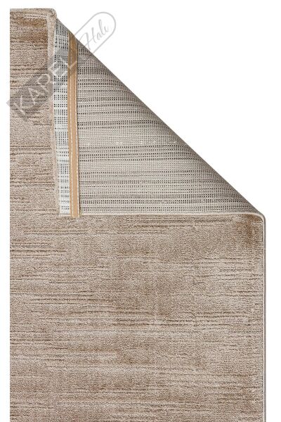 MISSORI MSR 05 BEIGE Hav Toz Vermez Sade Desenli Yumuşak Dokulu Modern Makine Halısı